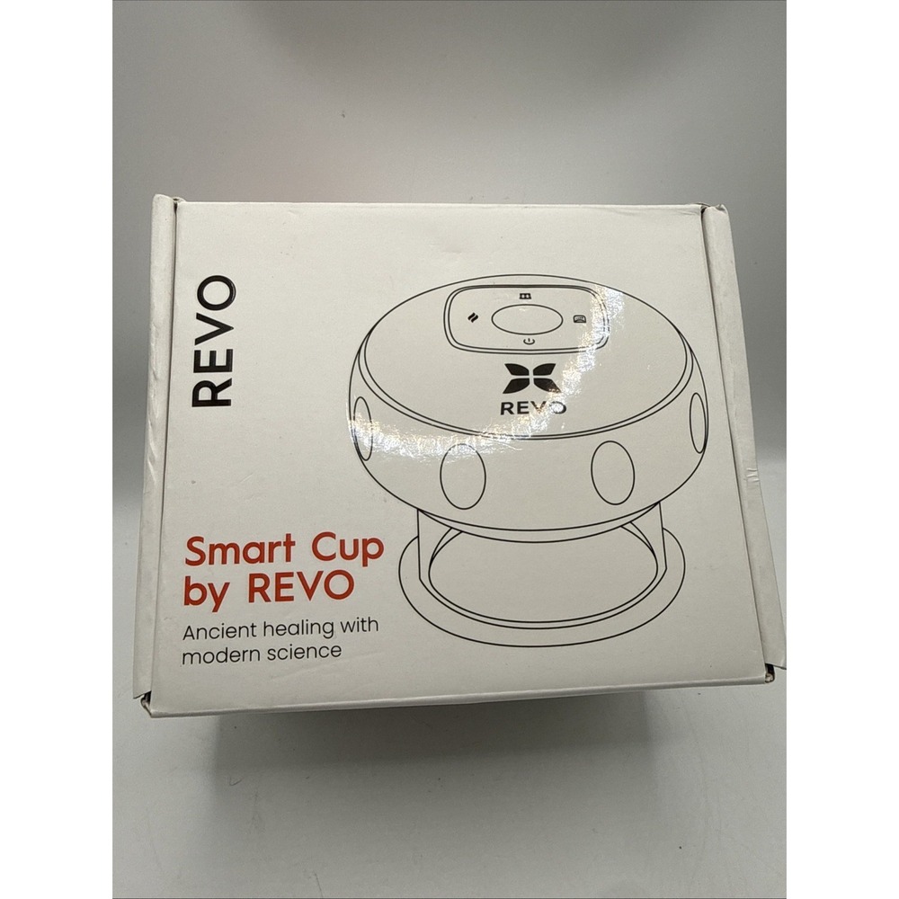 REVO Smart Cup Cupping Massager Black Wireless Rechargeable Therapy Compact